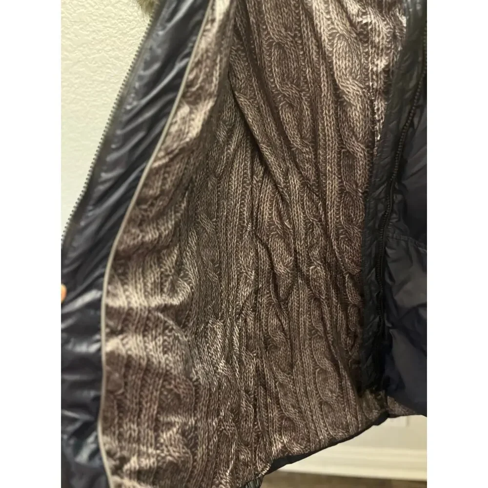 RUDSAK RUD Down Parka Jacket Faux Fur Hood Belted Sz XXL Ski City Winter Luxury - Picture 6 of 12